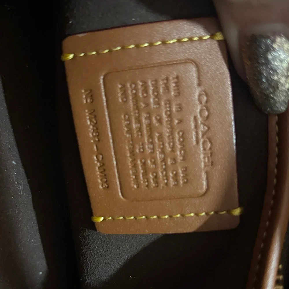 Coach glazed maple empire 34 - Picture 3 of 5